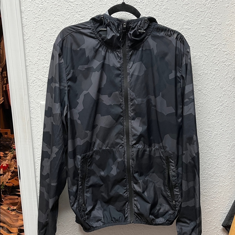 Gymshark Dark Camo Windbreaker